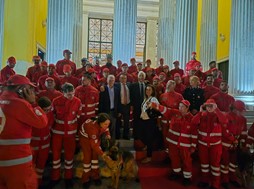 Στην εκδήλωση για την Παγκόσμια Ημέρα Ερυθρού Σταυρού και Ερυθράς Ημισελήνου παρευρέθηκε ο Δήμαρχος Τεμπών Γιώργος Μανώλης